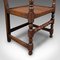 Antique Jacobean Revival Victorian Carved Elbow Chair in Oak 12