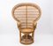 Emmanuelle Peacock Wicker Chair, 1960s, Italy, Image 16