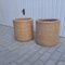 Large Planter Pots in Natural Wood and Bamboo, 1980s, Set of 2 7