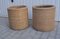 Large Planter Pots in Natural Wood and Bamboo, 1980s, Set of 2, Image 5
