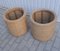 Large Planter Pots in Natural Wood and Bamboo, 1980s, Set of 2 6