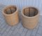 Large Planter Pots in Natural Wood and Bamboo, 1980s, Set of 2, Image 6