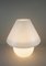 Large Mushroom Table Lamp in White Opal Glass, 1970s, Image 3