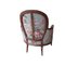 Louis XV Style Bergere Armchair in Floral Fabric 3