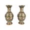 Chinese Cloisonne Vases with Black Bases, Set of 2, Image 2