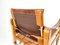 Leather Safari Chair by Aage Bruun & Son, Denmark, 1960s 4