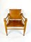 Leather Safari Chair by Aage Bruun & Son, Denmark, 1960s 1