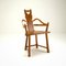 Swedish Folk Art Chair in Oak, 1900s 2