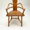 Swedish Folk Art Chair in Oak, 1900s, Image 9