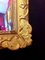Espejo Regency de madera dorada con esculturas florales, siglo XVIII, Imagen 3