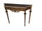 Louis XVI Console in Gilt Wood with Carrara Marble Top 2