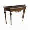 Louis XVI Console in Gilt Wood with Carrara Marble Top 3