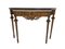 Louis XVI Console in Gilt Wood with Carrara Marble Top 1