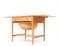 Mid-Century Modern AT-33 Sewing Table by Hans J. Wegner for Andreas Tuck, 1950s 10