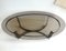 Oval Coffee Table in Smoked Glass, France, 1970s, Image 5