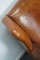 Dutch Cognac Colored Leather Wingback Club Chair, Image 17