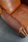 Dutch Cognac Colored Leather Wingback Club Chair 20