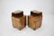 Art Deco Walnut Bedside Tables, Czechoslovakia, 1940s, Set of 2, Image 8