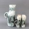 Brocca e bicchieri Mid-Century in ceramica di Jacques Blin, anni '50, set di 5, Immagine 3