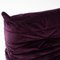 Purple Velvet 2 Seater Togo Sofa by Michel Ducaroy for Ligne Roset 8