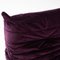 Violettes 2-Sitzer Togo Sofa aus Samt von Michel Ducaroy für Ligne Roset 8
