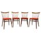 Mid-Century Dining Chairs by J. Kobylka, 1960s, Set of 4 1