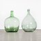 French Glass Demijohns, Set of 2 1
