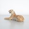 Escultura de leopardo pequeña de porcelana, Italia, Imagen 4