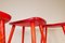 Palle Swedish Stools in Lacquered Red Birch by Yngve Ekström, 1970s, Image 14