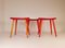 Palle Swedish Stools in Lacquered Red Birch by Yngve Ekström, 1970s, Image 5
