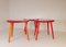 Palle Swedish Stools in Lacquered Red Birch by Yngve Ekström, 1970s, Image 3