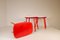 Palle Swedish Stools in Lacquered Red Birch by Yngve Ekström, 1970s, Image 15