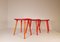 Palle Swedish Stools in Lacquered Red Birch by Yngve Ekström, 1970s, Image 11