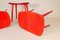 Palle Swedish Stools in Lacquered Red Birch by Yngve Ekström, 1970s, Image 8