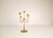 Candelabro Mid-Century in ottone di Gunnar Ander per Ystad Metall Sweden, anni '60, Immagine 3