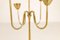 Candelabro Mid-Century in ottone di Gunnar Ander per Ystad Metall Sweden, anni '60, Immagine 15