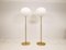 Lampadaires Mid-Century en Laiton de Luxus, Sweden, 1970s, Set de 2 2