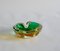 Green and Yellow Sommerso Murano Glass Vide-Poche or Ashtray, 1960s, Image 4