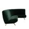 Mid-Century Modern Triennale Corner in Green Velvet by Marco Zanuso, Italy, 1951 5