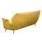 Mid-Century Modern Yellow Velvet Sofa, Italy, 1950 6