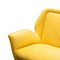 Mid-Century Modern Yellow Velvet Sofa, Italy, 1950 3