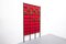 Mid-Century Modern Italian Red Wooden Coat Rack, 1960s 4