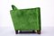 Green Velvet Club Armchairs, 1940s, Set of 2, Image 6