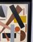 Óleo sobre lienzo de abstracción geométrica de Armilde Dupont, Bélgica, años 70, Imagen 4