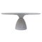 Round White Carrara Marble Coffee Table by Peter Draenert, 1970s, Image 1