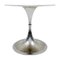 Mid-Century Round Dining Table with Marble Top, Italy, 1970s, Image 1