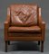 Mid-Century Danish Cognac Leather Lounge Chairs, 1960s 2