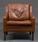 Mid-Century Danish Cognac Leather Lounge Chairs, 1960s, Image 2