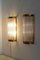 Italian Art Deco Style Wall Sconces with Glass Rods and Brass, Set of 2 9