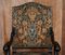Italian Hand Carved Walnut Throne Armchairs, 1860s, Set of 2 17